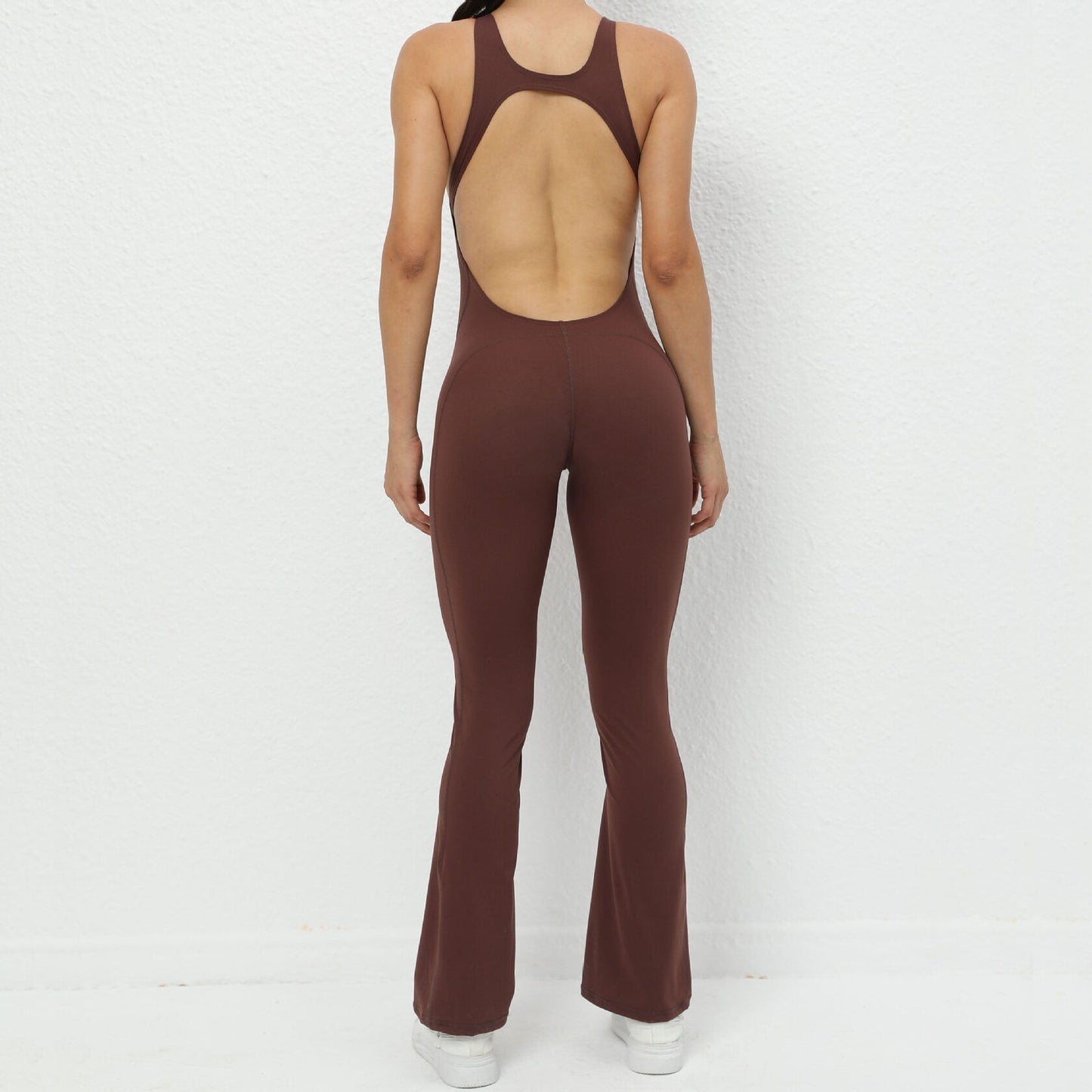 Athena Sculpt Flared Jumpsuit