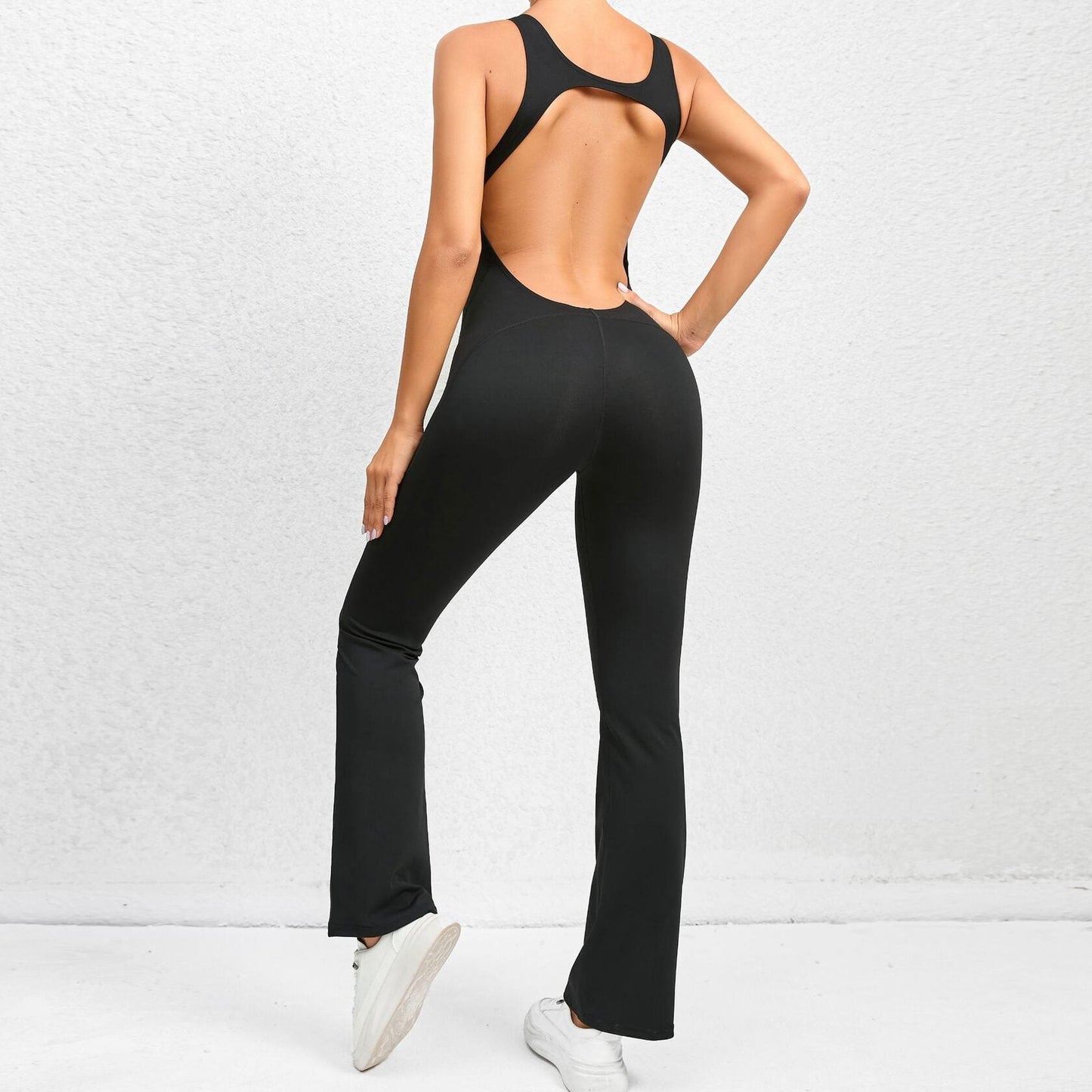 Athena Sculpt Flared Jumpsuit