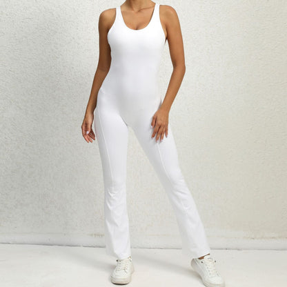 Athena Sculpt Flared Jumpsuit