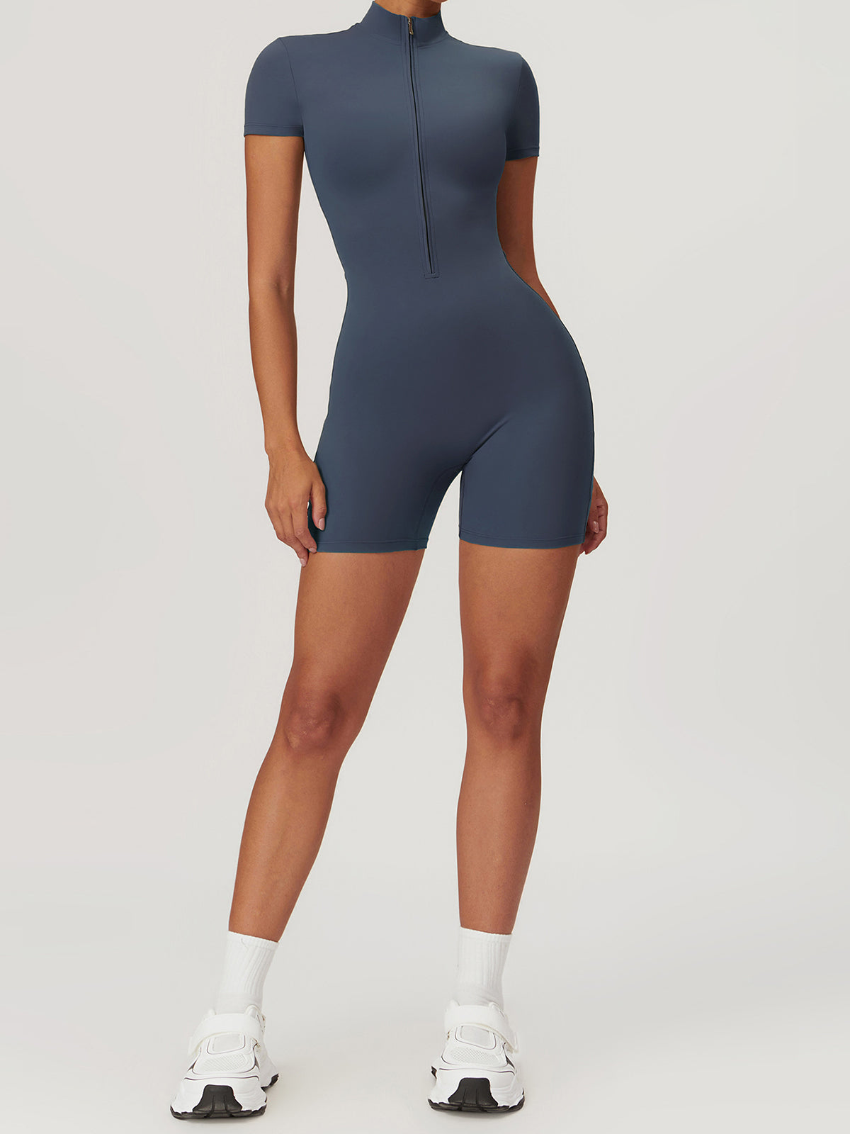 Bella Zipper Seamless Romper